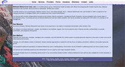 Desktop Screenshot of midwestbehavioralcare.com